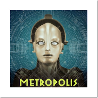 Maria - Metropolis Robot Posters and Art